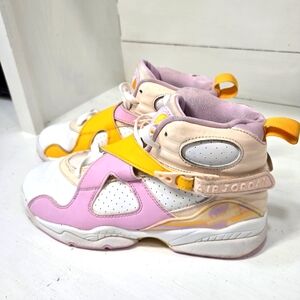 Size 6.5 Y (GS) - Jordan 8 Retro High Light Arctic Pink AIR JORDAN GIRLS